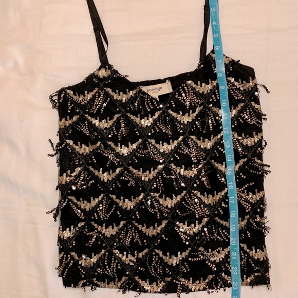 NWT Porridge by Anthropologie sequin tank size S - Picture 2 of 6